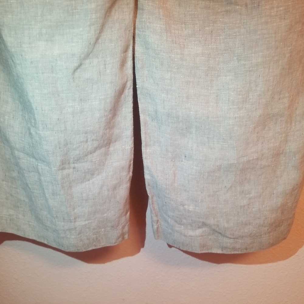Athleta Cabo Linen Wide Leg Pant Grey Size 6 - Picture 10 of 12